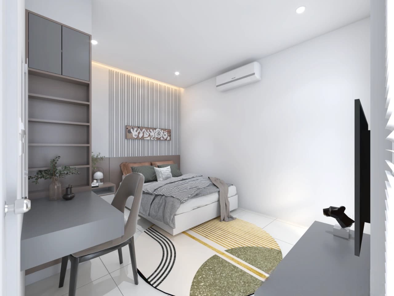 Maison 2 chambres, Modern Life Si Sunthon à louer